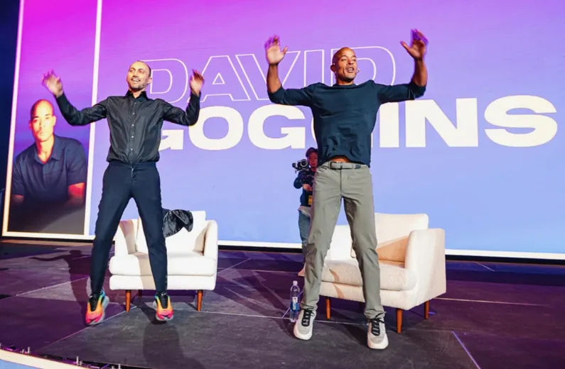 Dan Fleyshman with David Goggins
