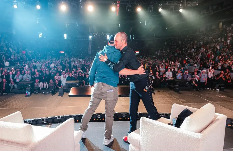 Dan Fleyshman with Gary Vaynerchuk