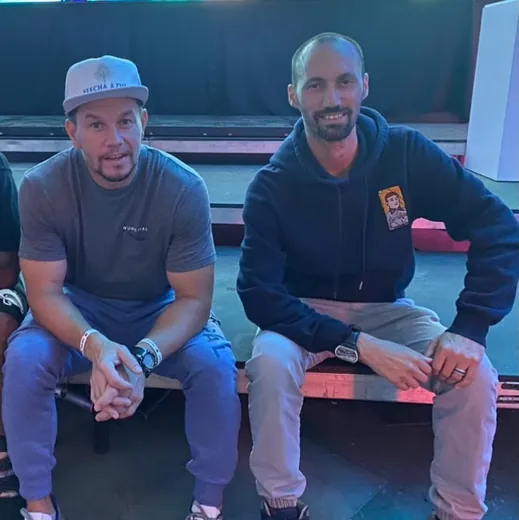 Dan Fleyshman with Mark Wahlberg
